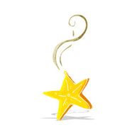 cartoon magic star necklace