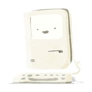 cartoon old computer N2