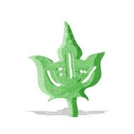 cartoon leaf symbol N3