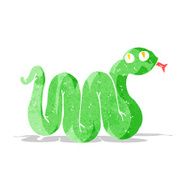 funny cartoon snake N30