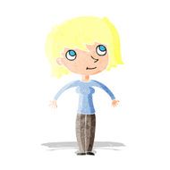 cartoon woman shrugging N2