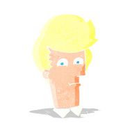cartoon man narrowing eyes N4