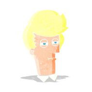 cartoon man with narrowed eyes