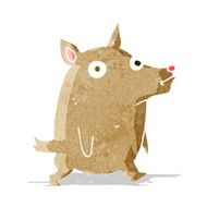 cartoon funny little dog