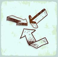 arrow doodle set N16