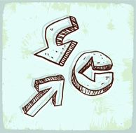 arrow doodle set N17