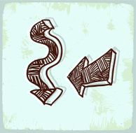 arrow doodle set N19