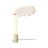 Cartoon Cigarette N11