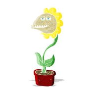 cartoon monster flower N2