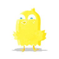 funny cartoon bird N38