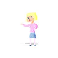 cartoon woman explaining N5