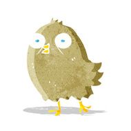 funny cartoon bird N40
