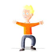 Cartoon Man Panicking N12