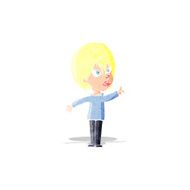 cartoon woman arguing