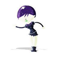 Cartoon Vampire Girl N30