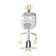 Cartoon Robot N101