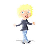 cartoon woman with no worries N2