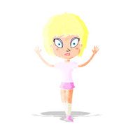 cartoon pretty girl N17