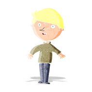 cartoon happy man N36