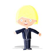 cartoon happy man N41