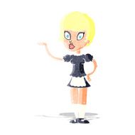 Cartoon Waitress N8