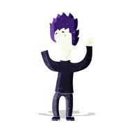 cartoon vampire giving up
