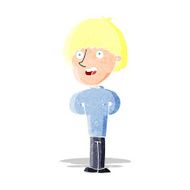 cartoon happy man N44