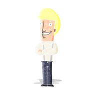 cartoon proud man N3
