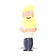 cartoon proud man N4