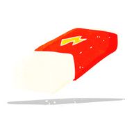 Cartoon Pencil Eraser N2