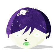 cartoon vampire face N2