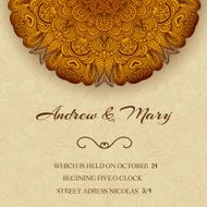 Hand drawn abstract background ornament illustration concept N2