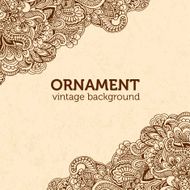 Hand drawn abstract background ornament illustration concept N5