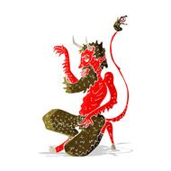 cartoon traditional devil