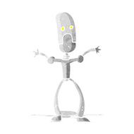 cartoon funny robot N15