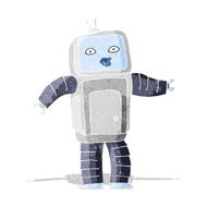 Funny Cartoon Robot N9