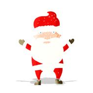 cartoon grumpy santa