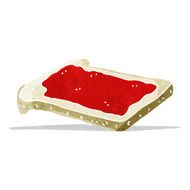 cartoon jam on toast N3