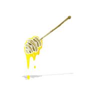 cartoon honey stick