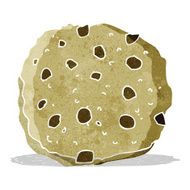 chocolate chip cookie cartoon N2