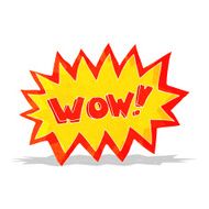 cartoon wow explosion
