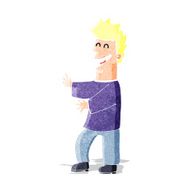 cartoon laughing man N12