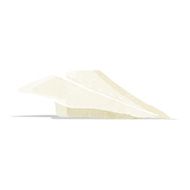 Cartoon Paper Airplane N6