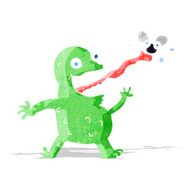 cartoon frog catching fly N3