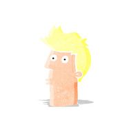 cartoon surprised man N13