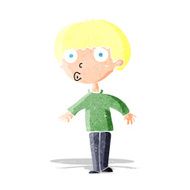 Cartoon Surprised Boy N3