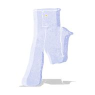 cartoon pair of jeans