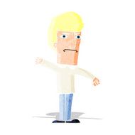 cartoon angry man N23