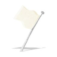 Cartoon White Flag N5