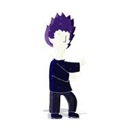 cartoon vampire man N10